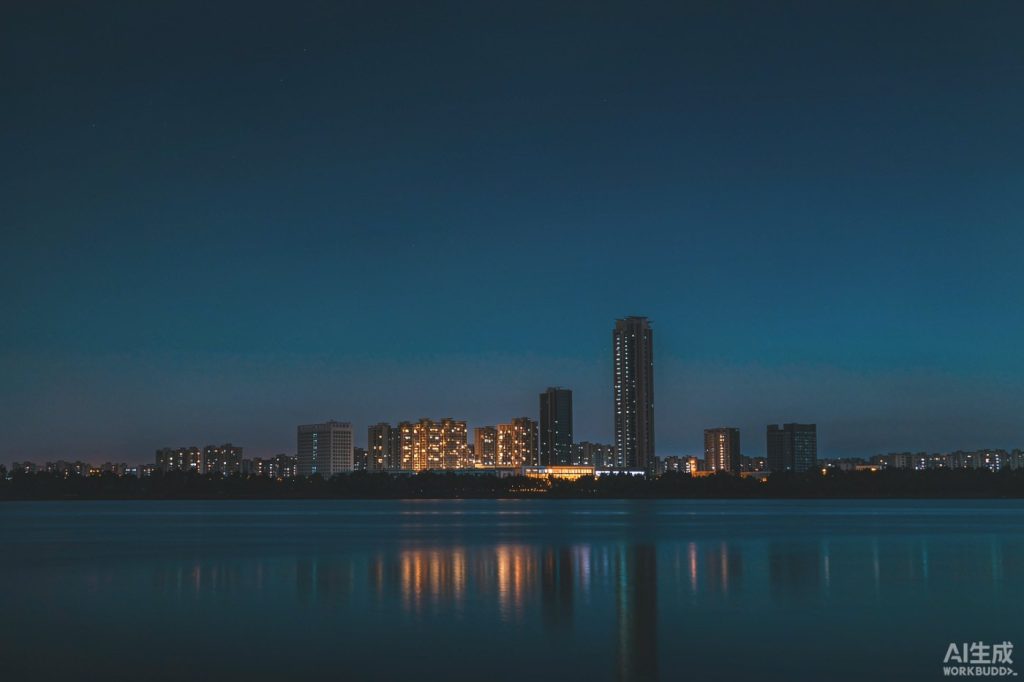 宁静夜色城市